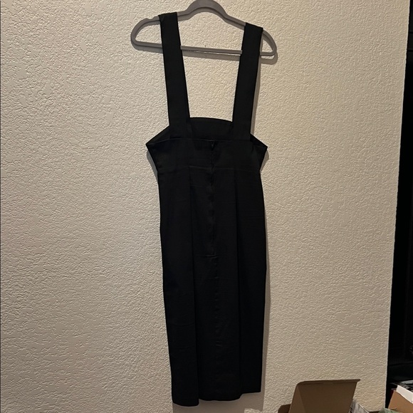 Bettie Page Black Midi Suspender Jumper Dress - Picture 4 of 4